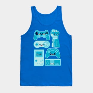 Cute as Buttons Kawaii Video Game Controllers Tank Top